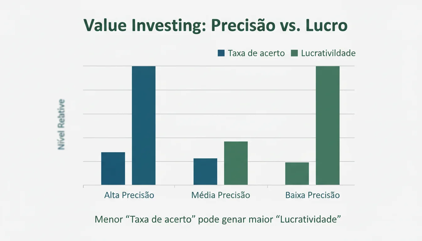 Gráfico comparando taxa de acerto versus lucratividade