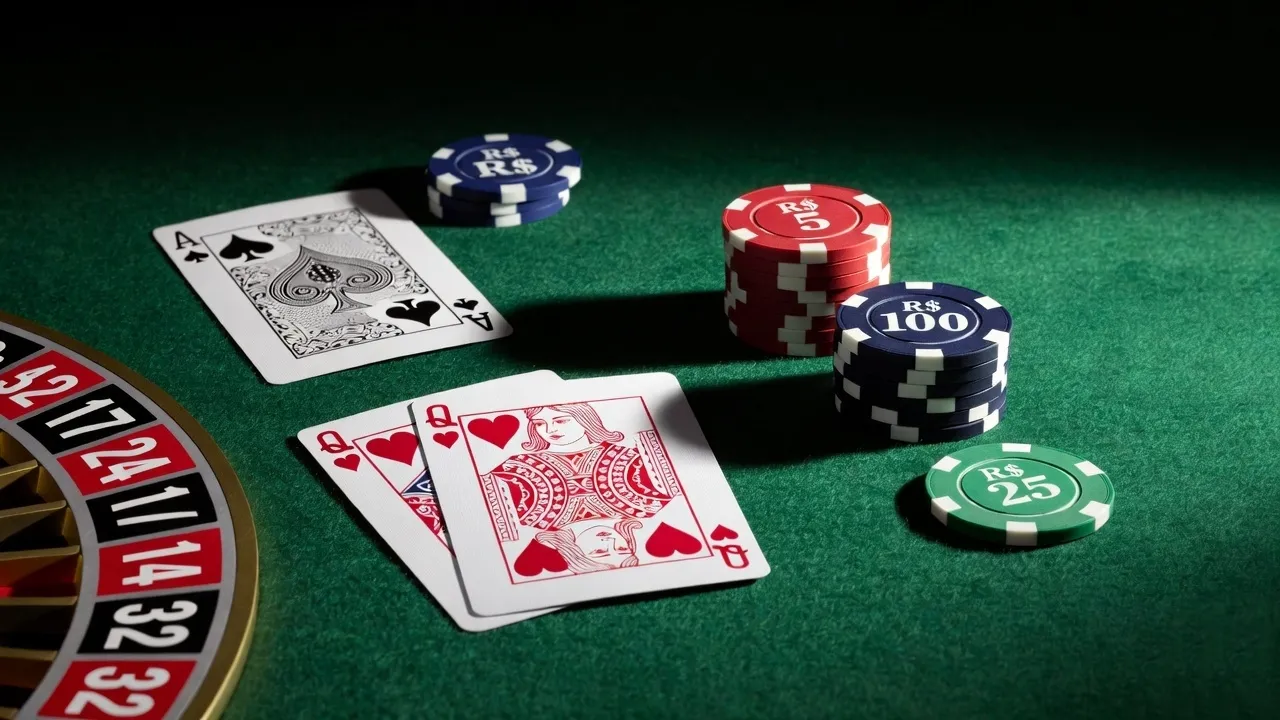 Jogos de mesa clássicos como blackjack, roleta e bacará