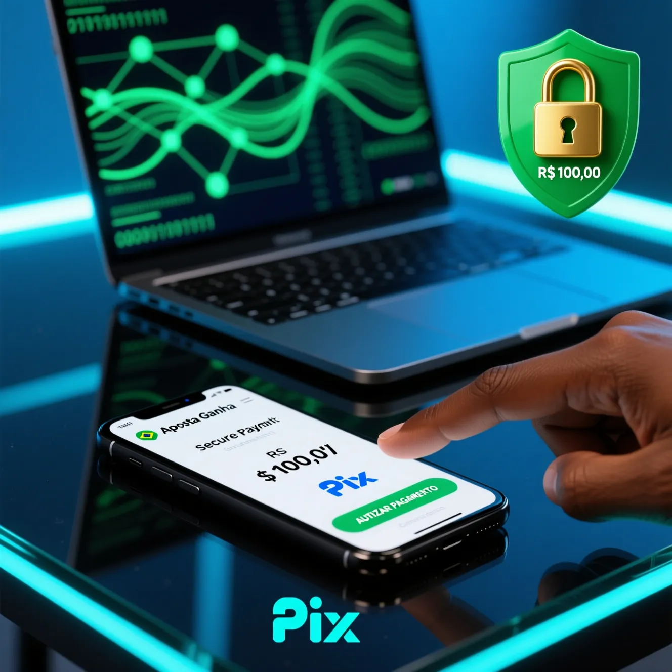 Segurança nas transações Pix com criptografia e proteção de dados